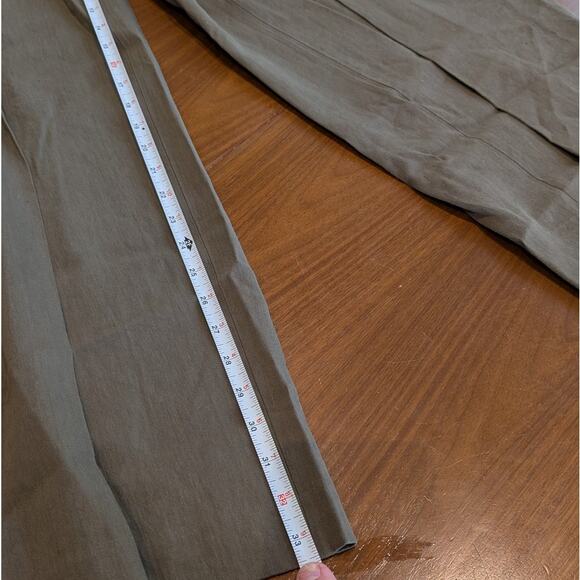 NWT Mango MNG Selection Orchid Seamless Linen Blend Straight Leg Pants, size 4 - Picture 8 of 11